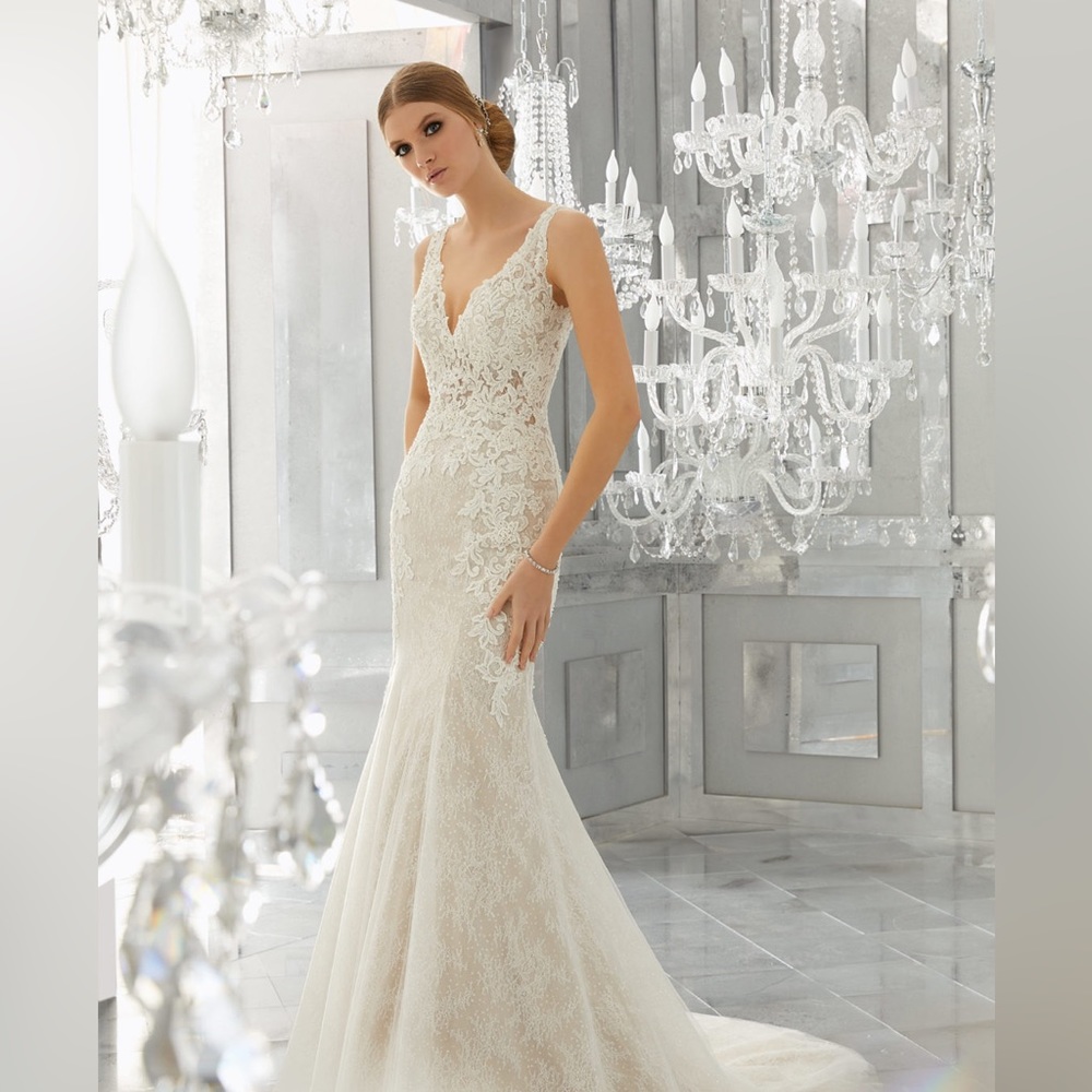 Morilee Wedding Gown from NYC store - worn only for a couple hours